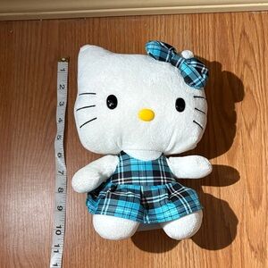 Hello Kitty in Blue Checkered Outfit